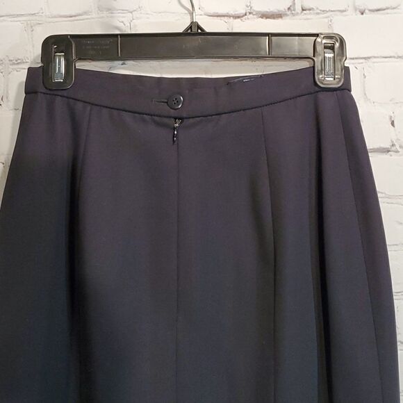Escada by Margaretha Ley navy blue wool pencil skirt size XS - Picture 5 of 11